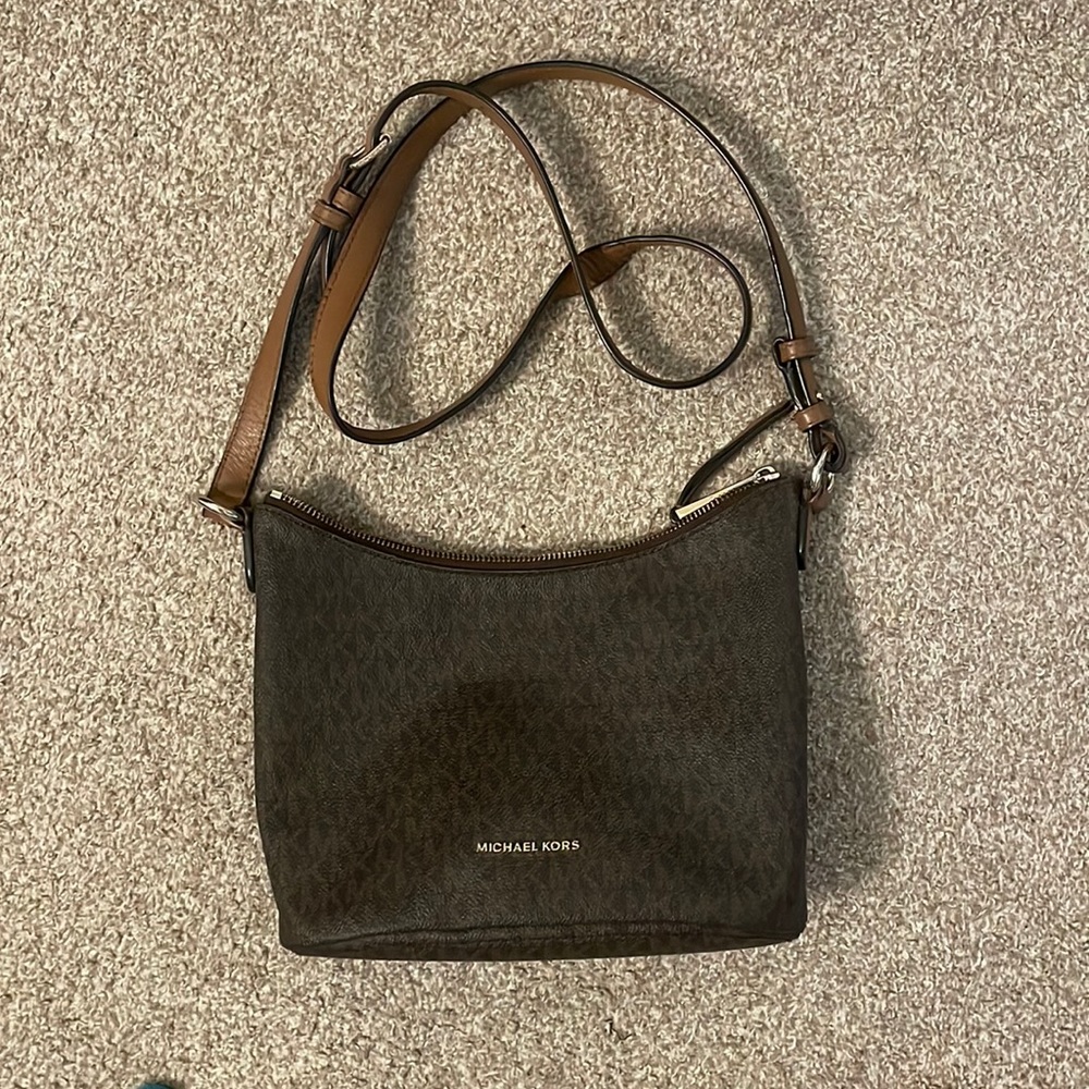 MK BROWN CROSS BODY